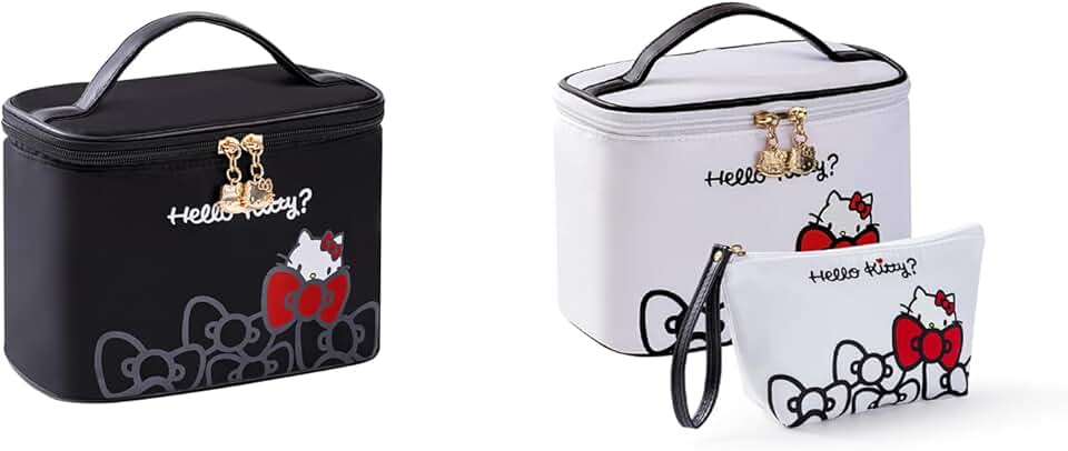 Large Waterproof Travel Makeup and Toiletry Bag Set
