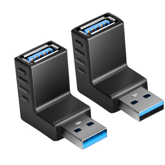 USB 3.0 90 Degree Male to Female Adapter