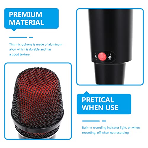 1 Set Desktop Mini Condenser Microphone USB Microphone with Tripod Desktop Computer Microphone ( Black )