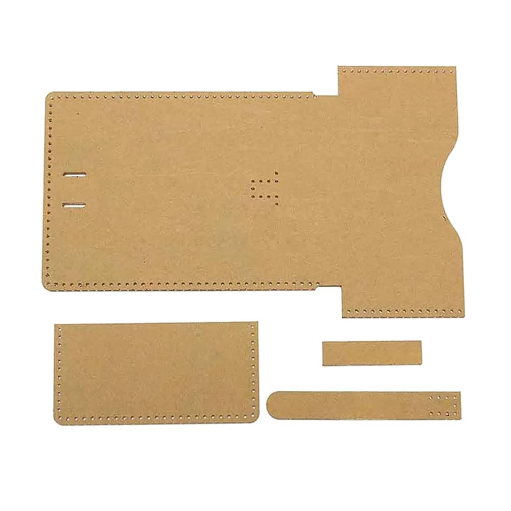 ClearCraft Wallet Pattern Tool Set, 4 Templates, Transparent Acrylic