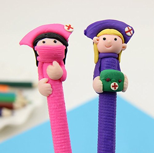 10 Pack Cute Cartoon Ballpoint Pens for Writing