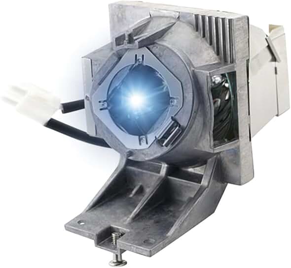 Replacement lamp bulb with housing for select projectors