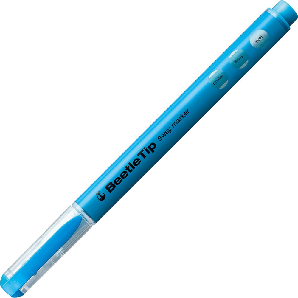 Five-Color 3-Way Highlighter Pen Set
