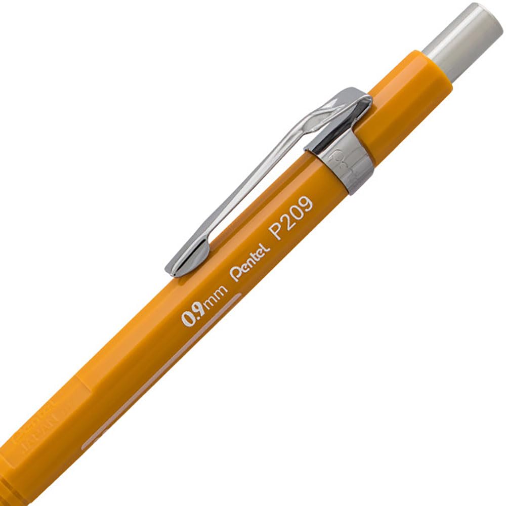 Yellow 0.9mm Mechanical Drafting Pencil, Pack of 6
