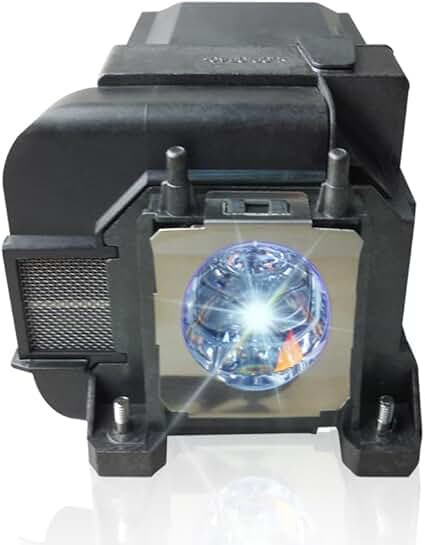 Replacement projector lamp with housing for select Epson models