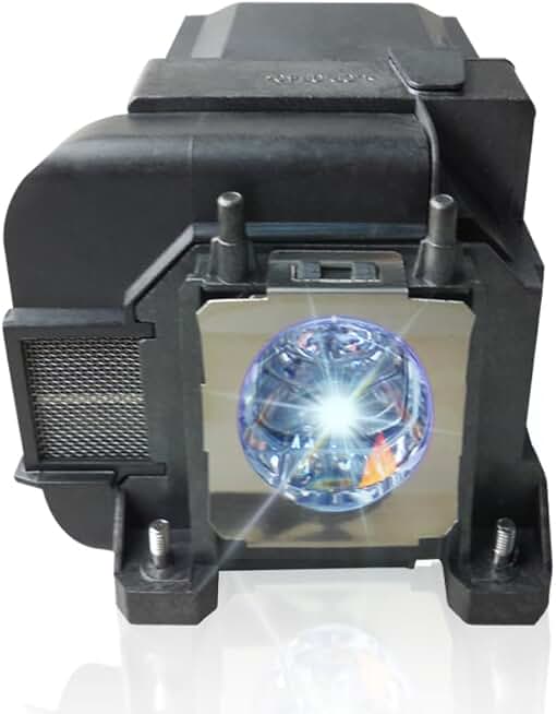 Replacement projector lamp with housing for select Epson models