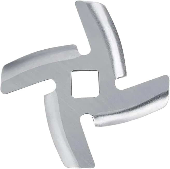 Set of 20 stainless steel meat grinder blades and plates