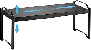 Expandable 25.5-inch Cabinet and Countertop Shelves