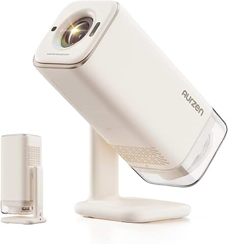 Portable 4K Smart Projector with WiFi, Bluetooth, and Dolby Audio