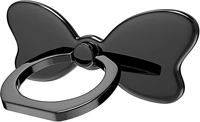 Metal Butterfly Ring Phone Holder and Stand