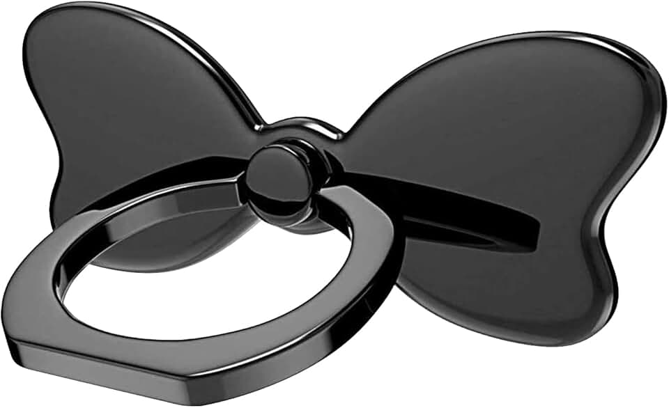 Metal Butterfly Ring Phone Holder and Stand