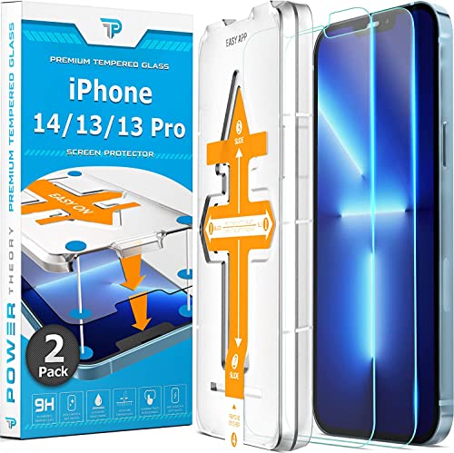 Screen protector for iPhone 13 Pro, 13, and 14, 2-pack