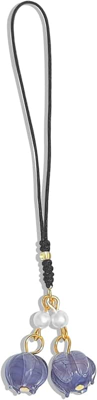 Cute Flower and Lily Phone Charm Strap