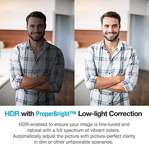 2K Web Camera, QHD 90 Unltra-Wide-Angle, Low-Light Correction, 1080P@60fps, Dual Mics & 7ft Voice Pickup, Privacy Cover, Calls/Remote Learning/Recording/Streaming