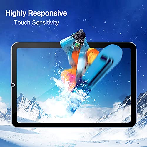 (2 Pack) iPad Mini 6 Screen Protector 8.3 inch 2021, Tempered Glass Screen Film Guard Screen Protector for iPad Mini 6th Generation A2567 A2568 A2569 -Clear