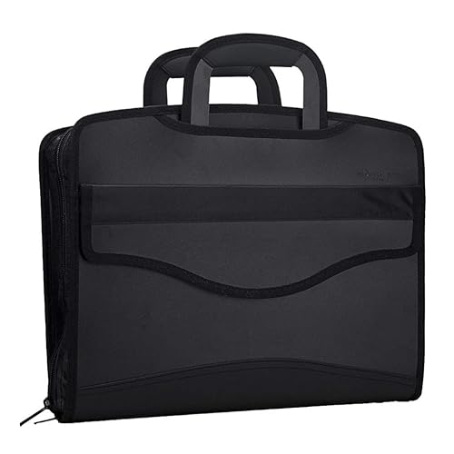 Waterproof Business Document Bag with Expandable Folder