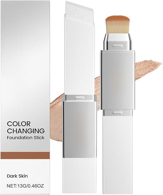 Color Changing Foundation Stick with Built-in Brush