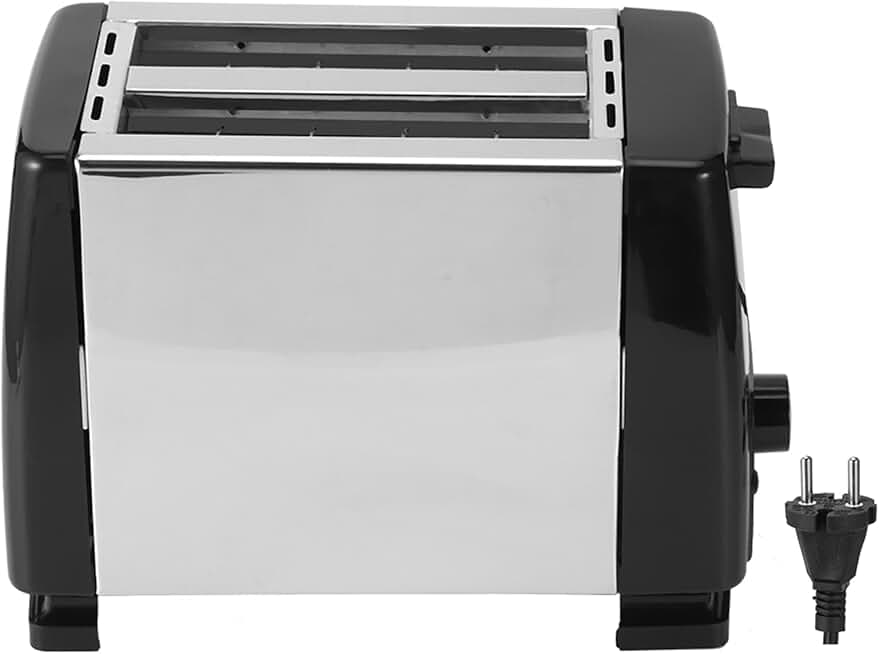 Extra Wide Slot Stainless Steel Toaster with 6 Settings