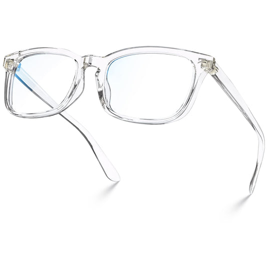 Blue Light Blocking Glasses Square with Anti Computer Glare for Gaming Reading Women and Men