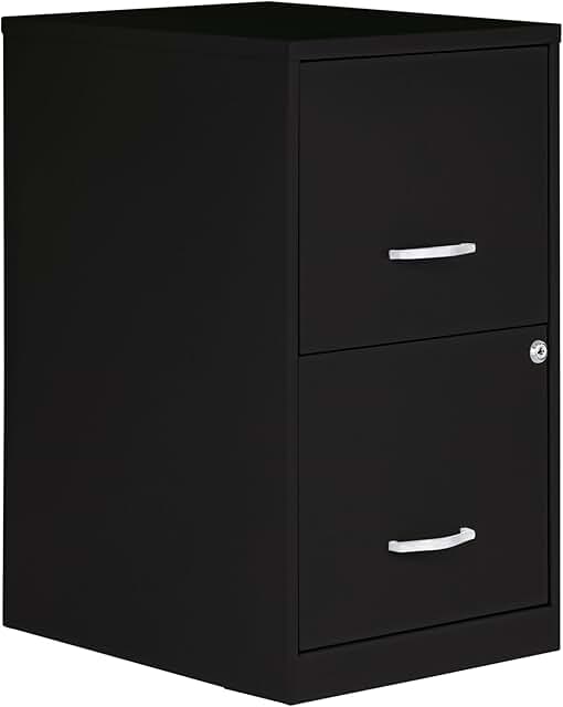 Two-Drawer Locking Steel Filing Cabinet