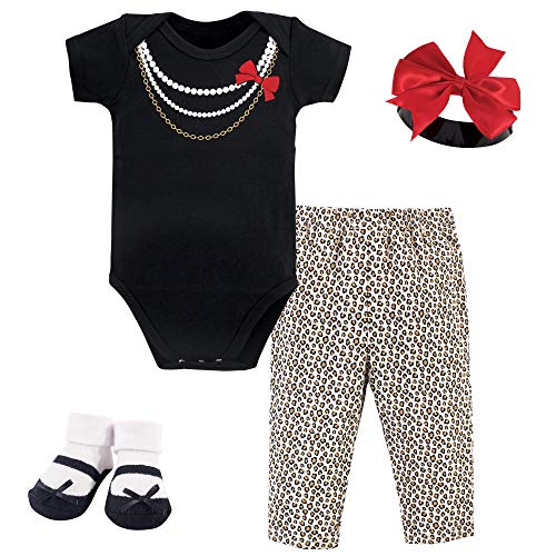 Uni  Baby Boxed-Gift Set, Leopard Necklace, 0-6 Months