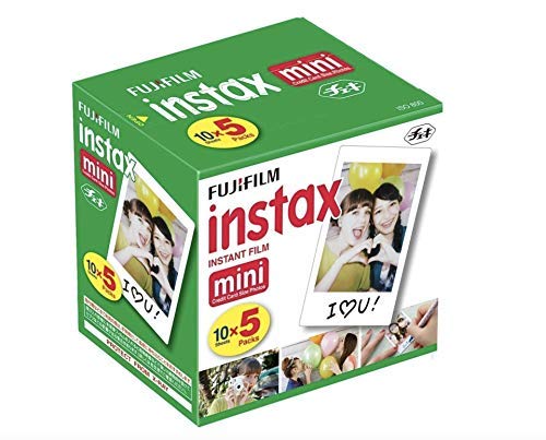 Instax Mini Instant Film, 10 Sheets5 Pack(Total 50 Shoots)