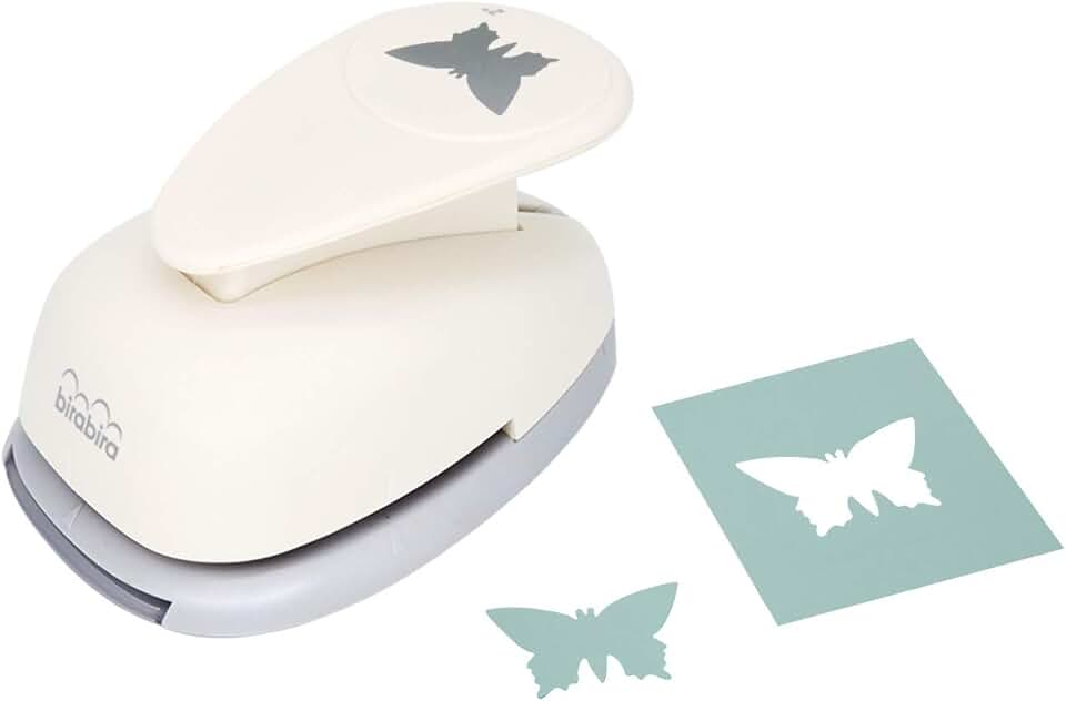 2-Inch Butterfly Lever Punch for Paper Crafts