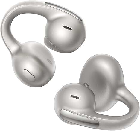 Lightweight Open Ear Clip-On Headphones with Hi-Res Sound