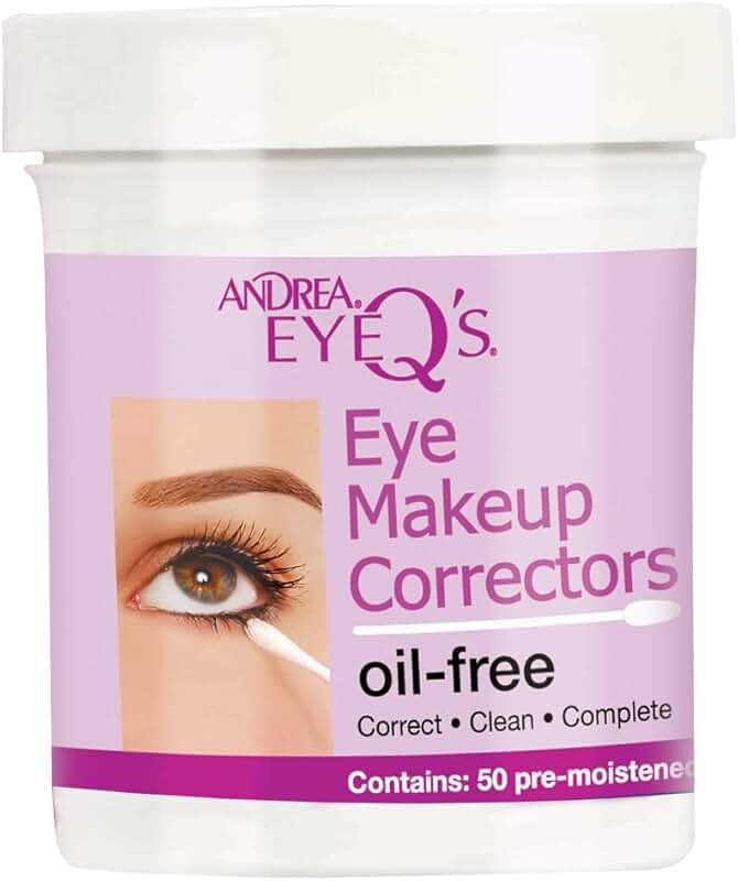 Oil-free eye makeup corrector swabs, 6 packs, 300 count