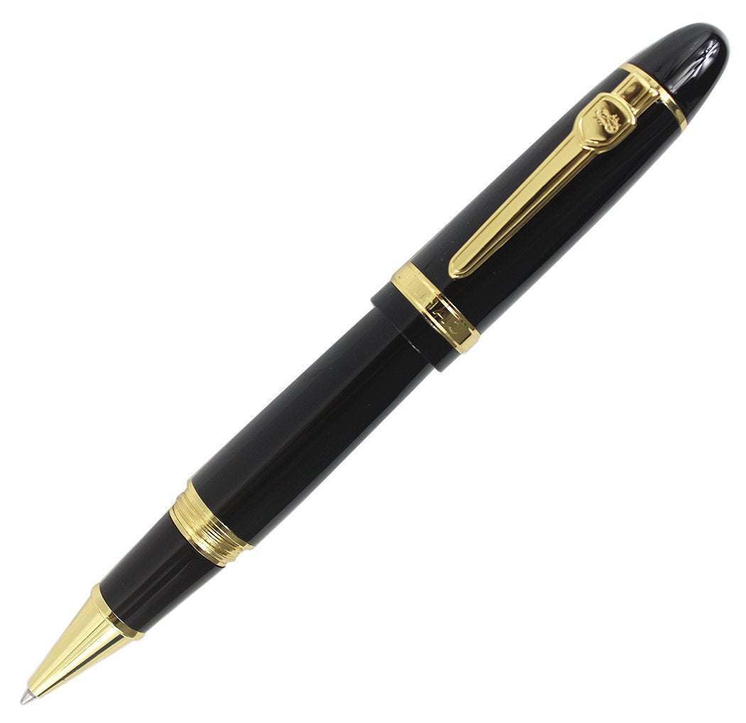 Heavy Big Rollerball Pen and Refills, Black, 0.5mm