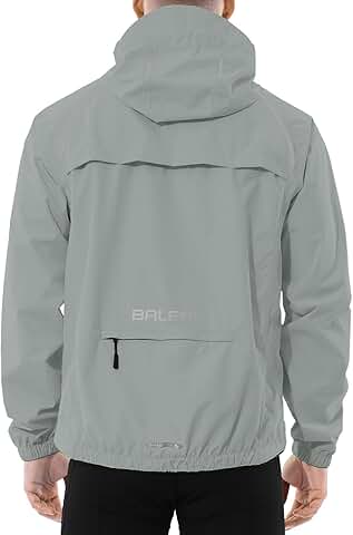 Men's Waterproof Windbreaker for Rain and Outdoor Activities