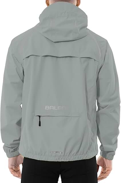 Men's Waterproof Windbreaker for Rain and Outdoor Activities