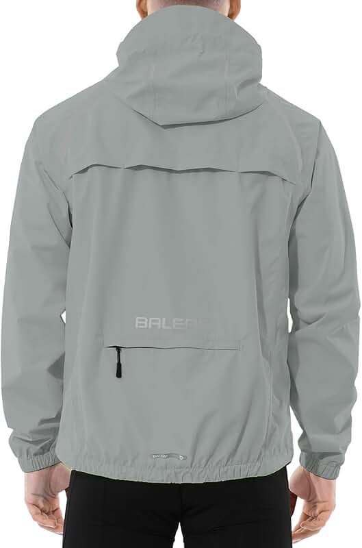 Men's Waterproof Windbreaker for Rain and Outdoor Activities