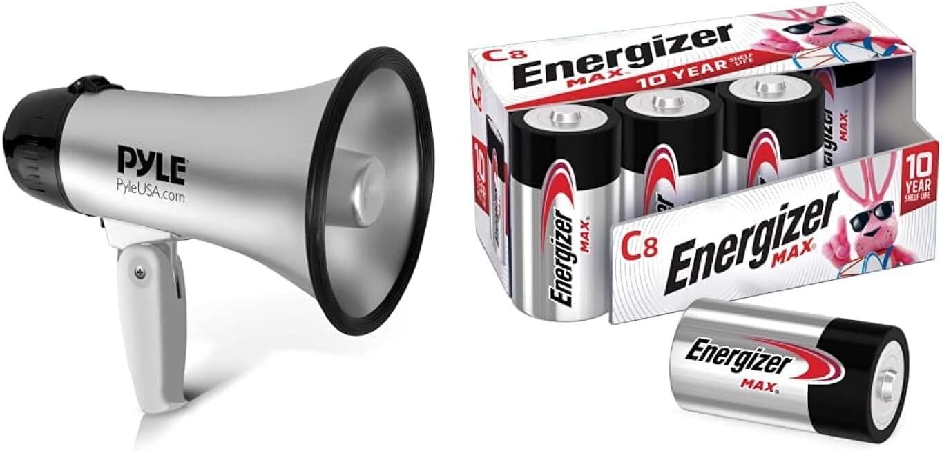 Portable Megaphone with Batteries