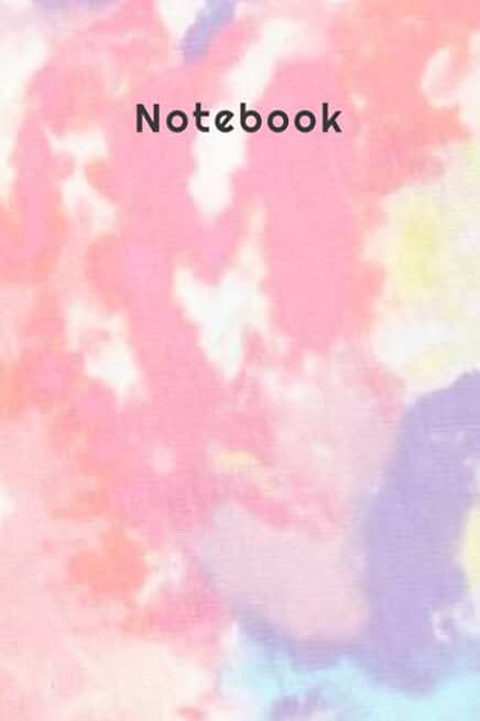 Tie Dye Notebook Journal