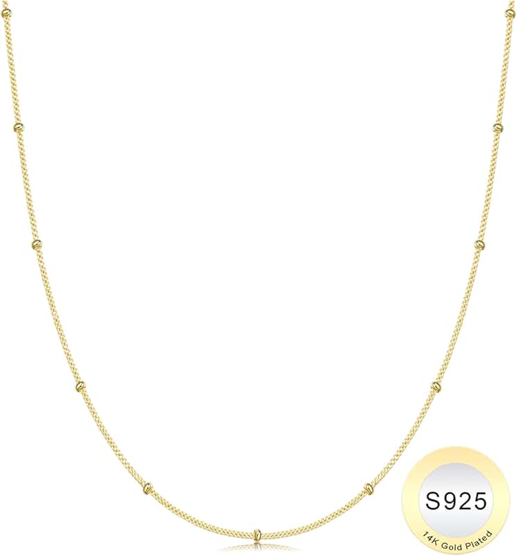 Sterling Silver Chain Necklace for Women
