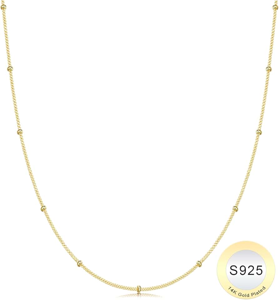 Sterling Silver Chain Necklace for Women