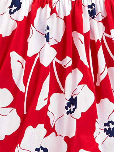 Baby Girls' Short-Sleeve and Sleeveless Dress Sets, Pack of 2, Poppy Print/Stripe, 18 Months