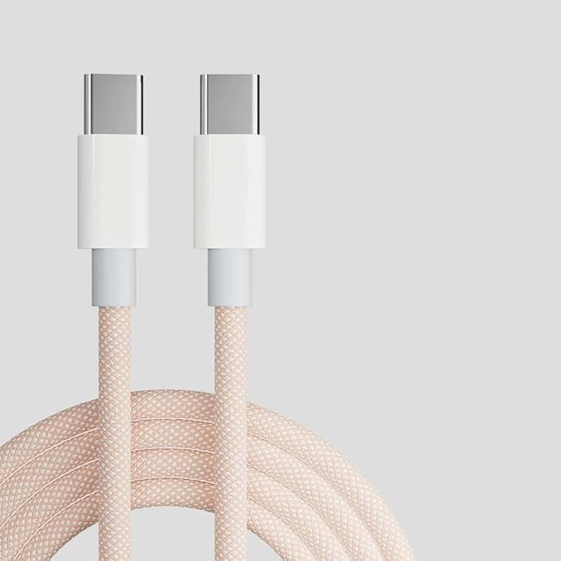 Durable 6.10 ft USB-C to USB-C Fast Charging Cable