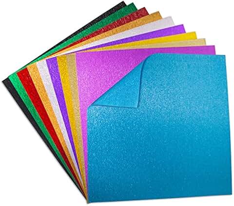 Double Sided Brushed Metal Paper Pack 12x12