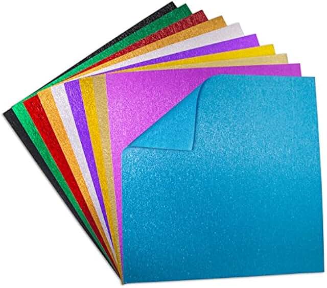 Double Sided Brushed Metal Paper Pack 12x12