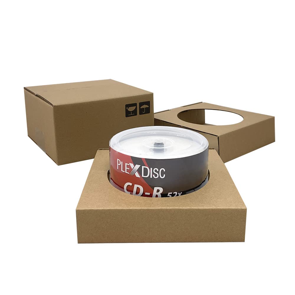 TY Series Blue CD-R 52X 700MB Music Digital Audio White Inkjet Hub Printable Recordable Media Disc - 50pk Cake Box 669-214-Y-BX, 50 Discs