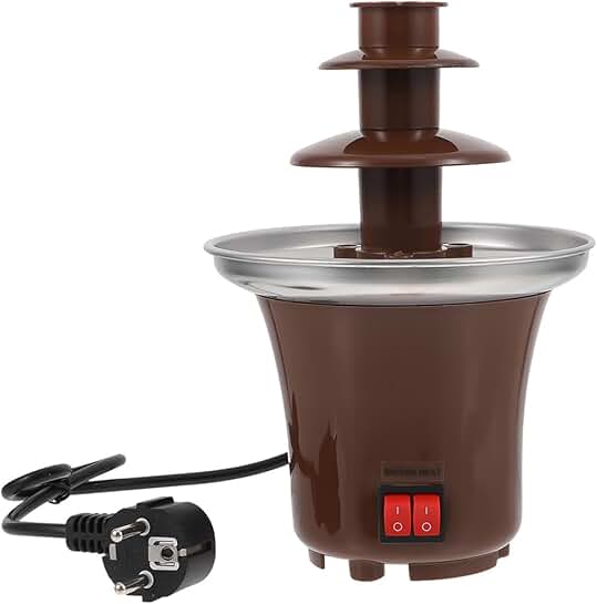 Chocolate fountain warmer for parties and events