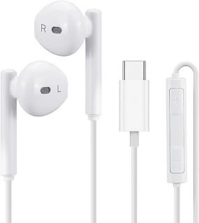 USB-C Wired Earbuds with Microphone and In-Ear Design