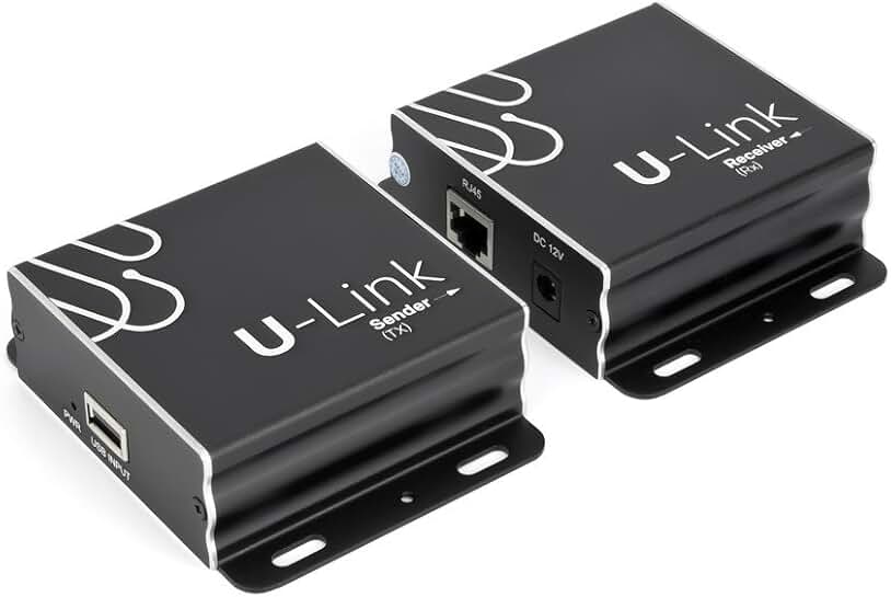 USB 2.0 Extender over CAT5E/6, 200 ft, 4 Ports