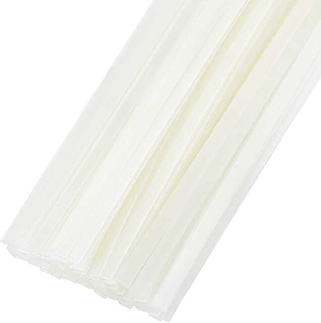 White Thermal Glue Strips for Albums and Crafts