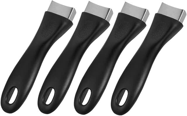 Set of 4 Pot Handle Grips for Saucepan and Wok
