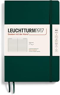 Medium A5 Softcover Notebook with Numbered Pages