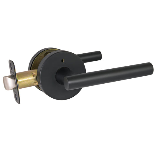 582635 Eastport Door Lever, Privacy/  Matte Black, 3 Piece