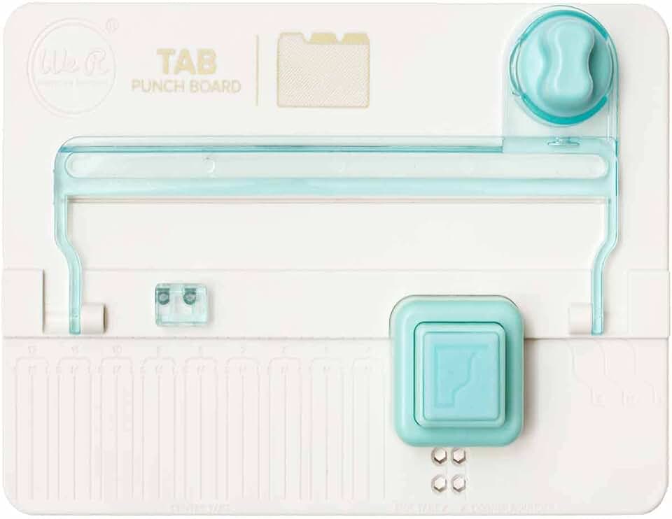 Tab Punch Board for Crafts and Scrapbooking